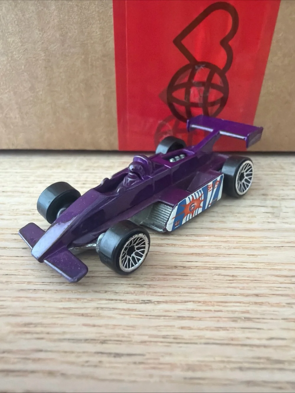 Hot Wheels 1982 Purple Race Car #6 Sun Racing F1 Grand Prix